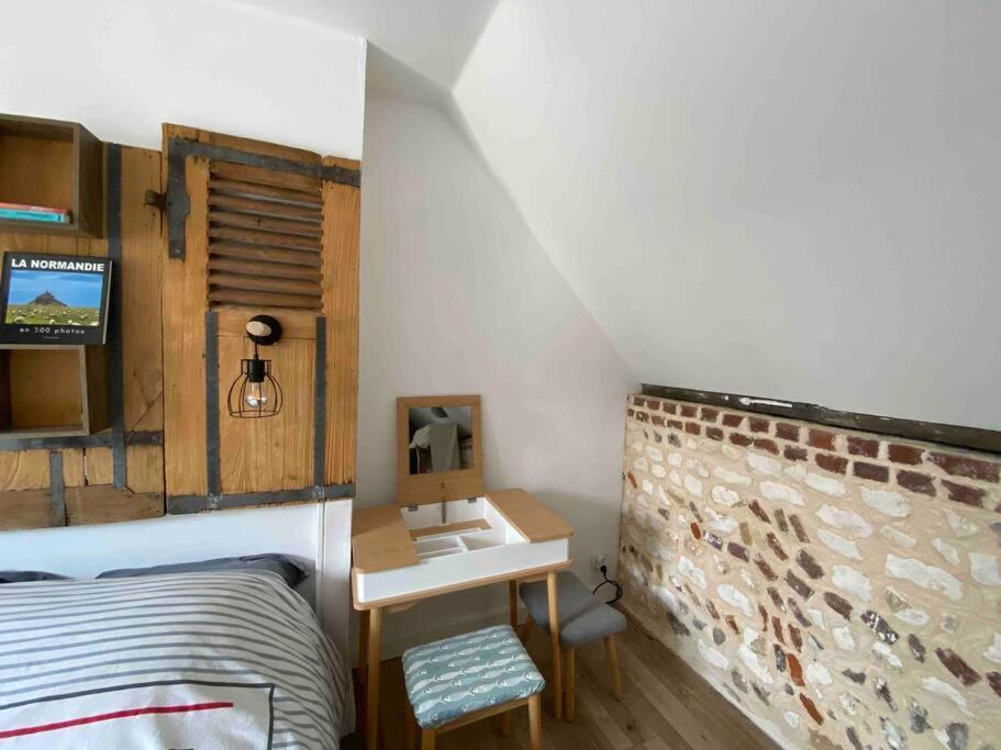 Yport, Maison De Pecheur Avec Jolie Terrasse. Luaran gambar